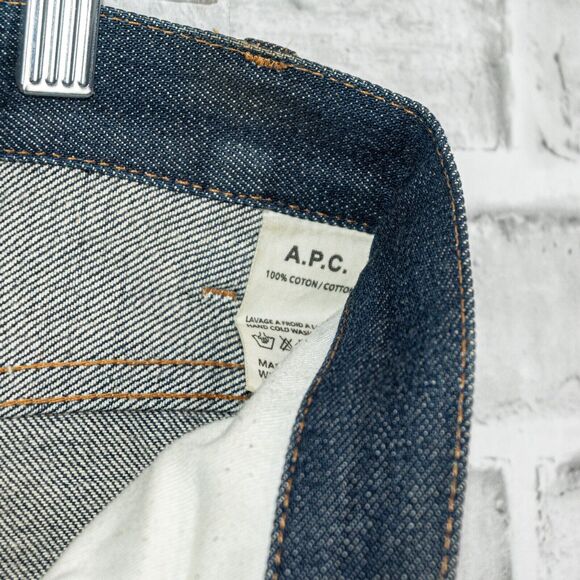 A.P.C. Petit Standard Raw Selvedge Denim Jean button fly size 31 - Picture 6 of 10